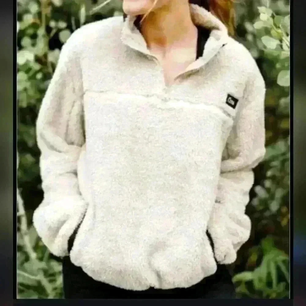 ZyiA teddy jacket cream fleece
